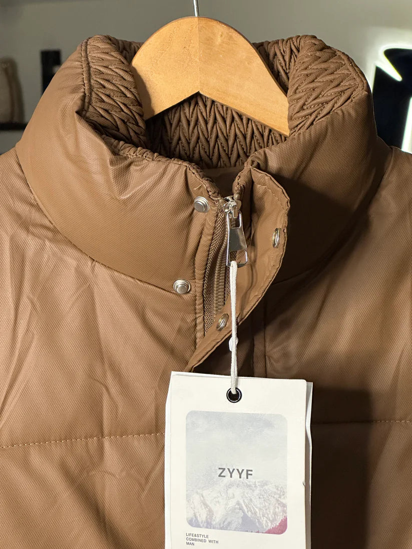 Brown Winter Bomber Jacket